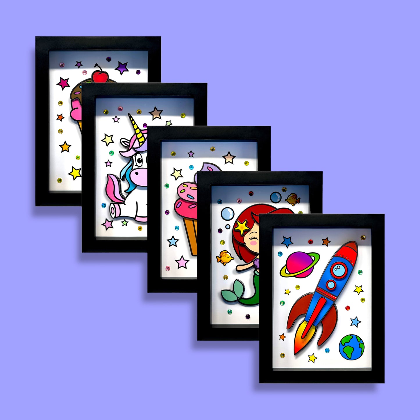 Deluxe 3D Art Kit 5 Piece Party Pack