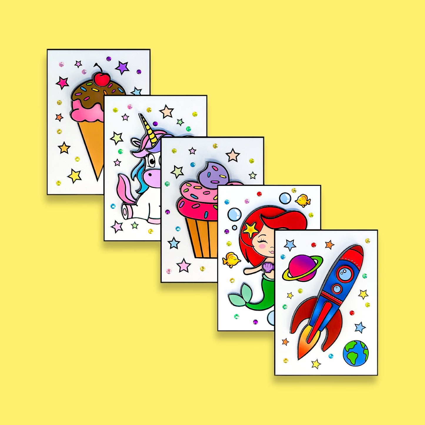 Essentials 3D Art Kit 5 Piece Party Pack