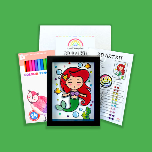 Mermaid Deluxe 3D Art Kit