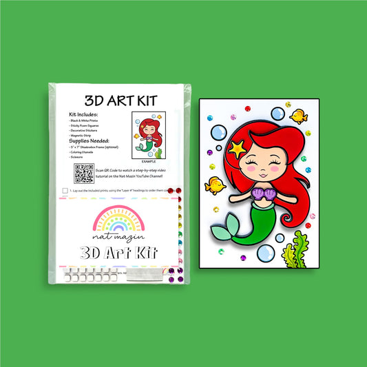 Mermaid Essentials 3D Art Kit