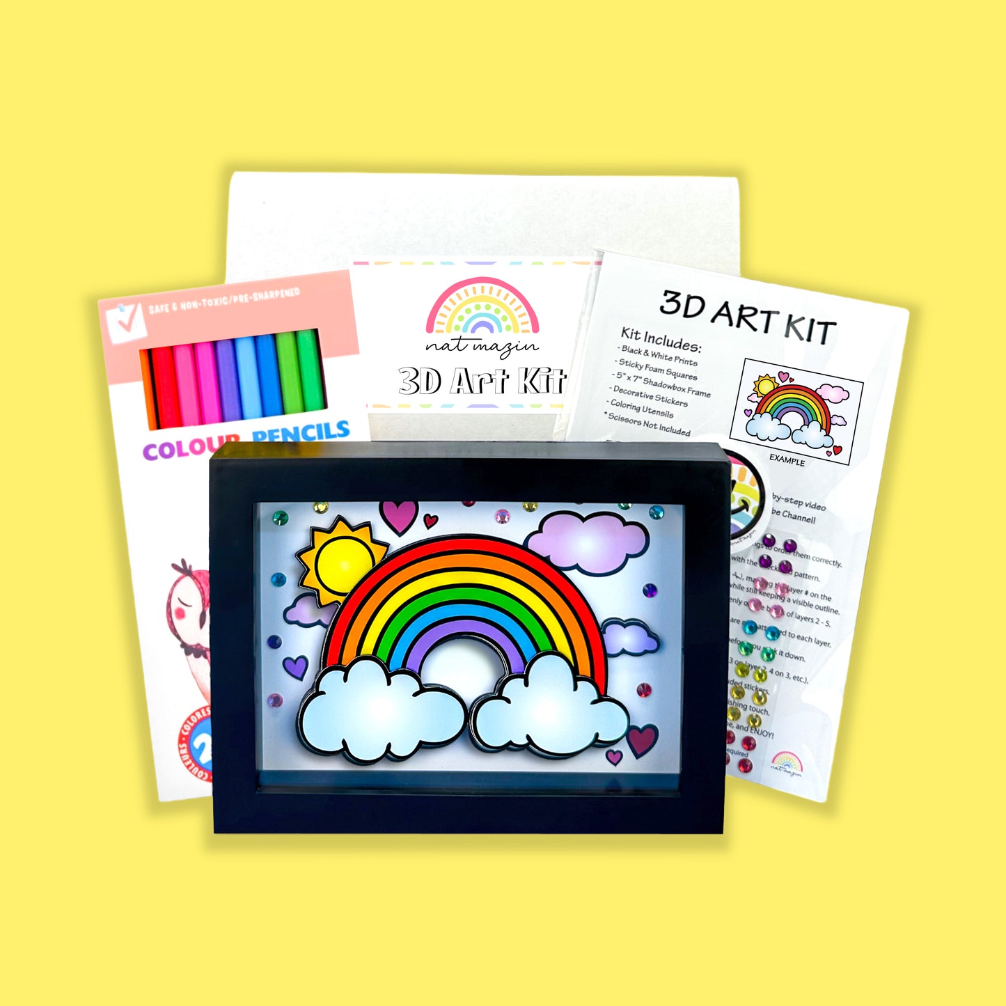 Rainbow Deluxe 3D Art Kit