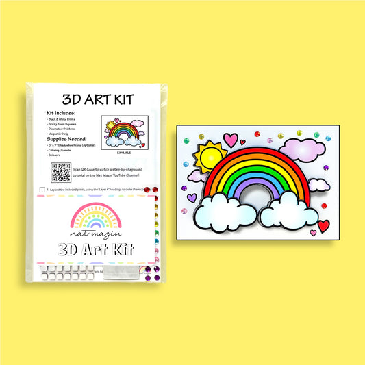 Rainbow Essentials 3D Art Kit