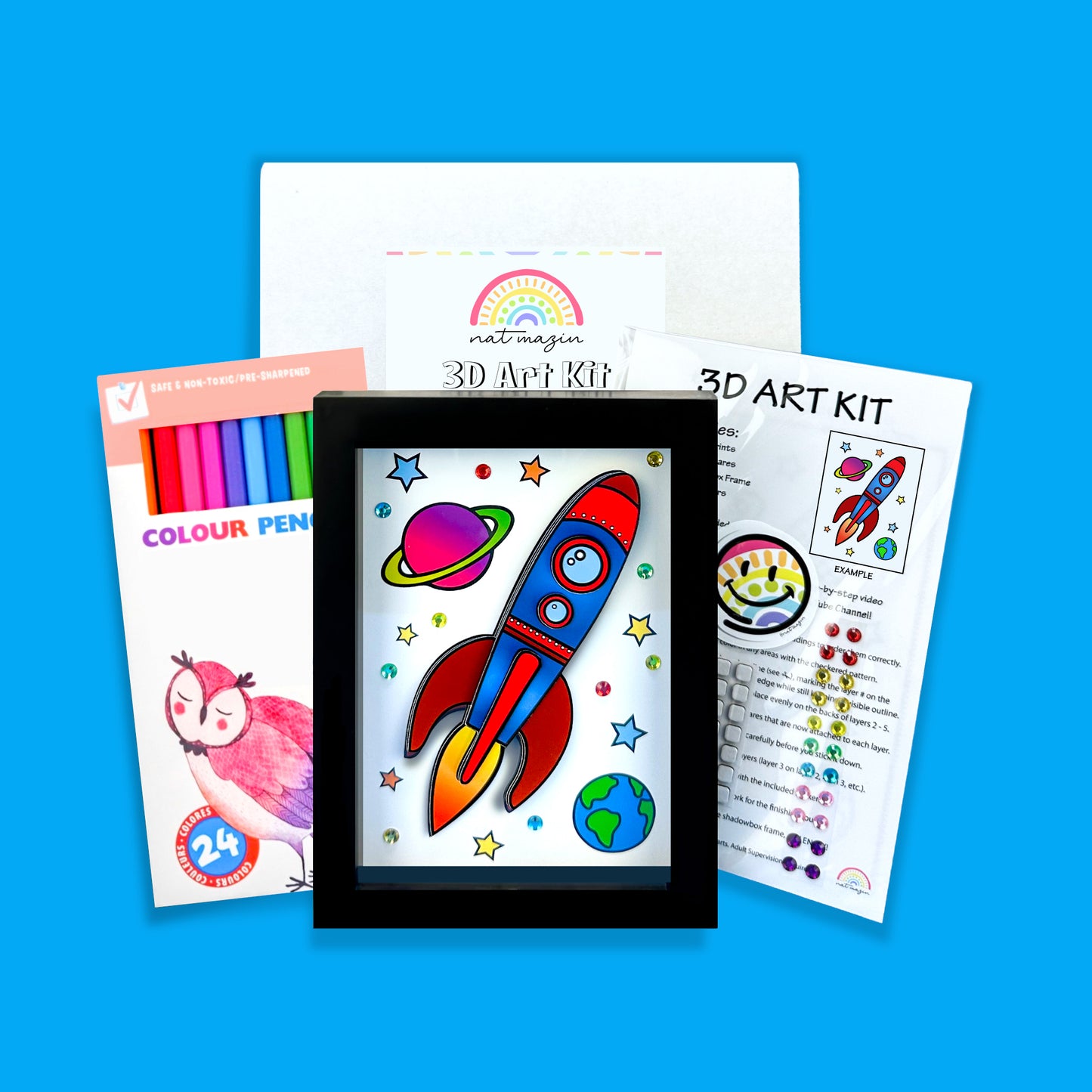 Rocket Ship Deluxe 3D Art Kit