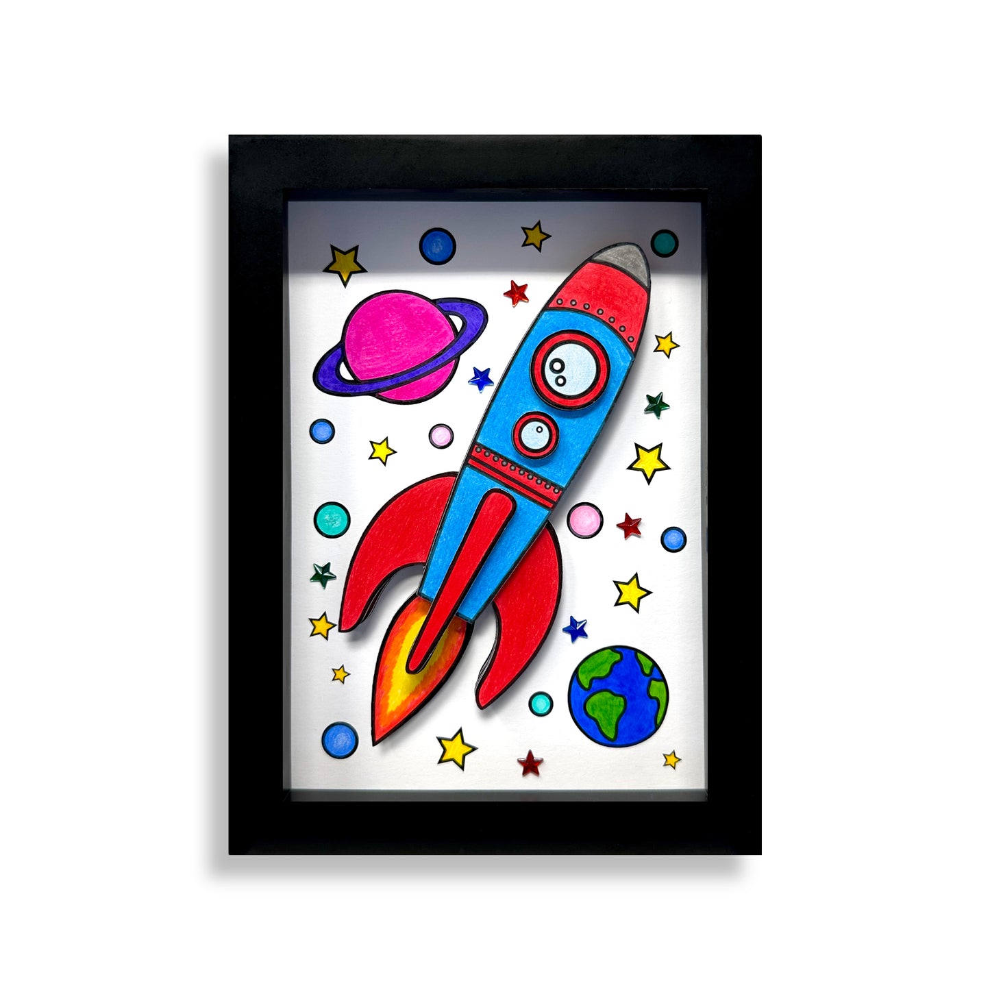 Rocket Ship Deluxe 3D Art Kit