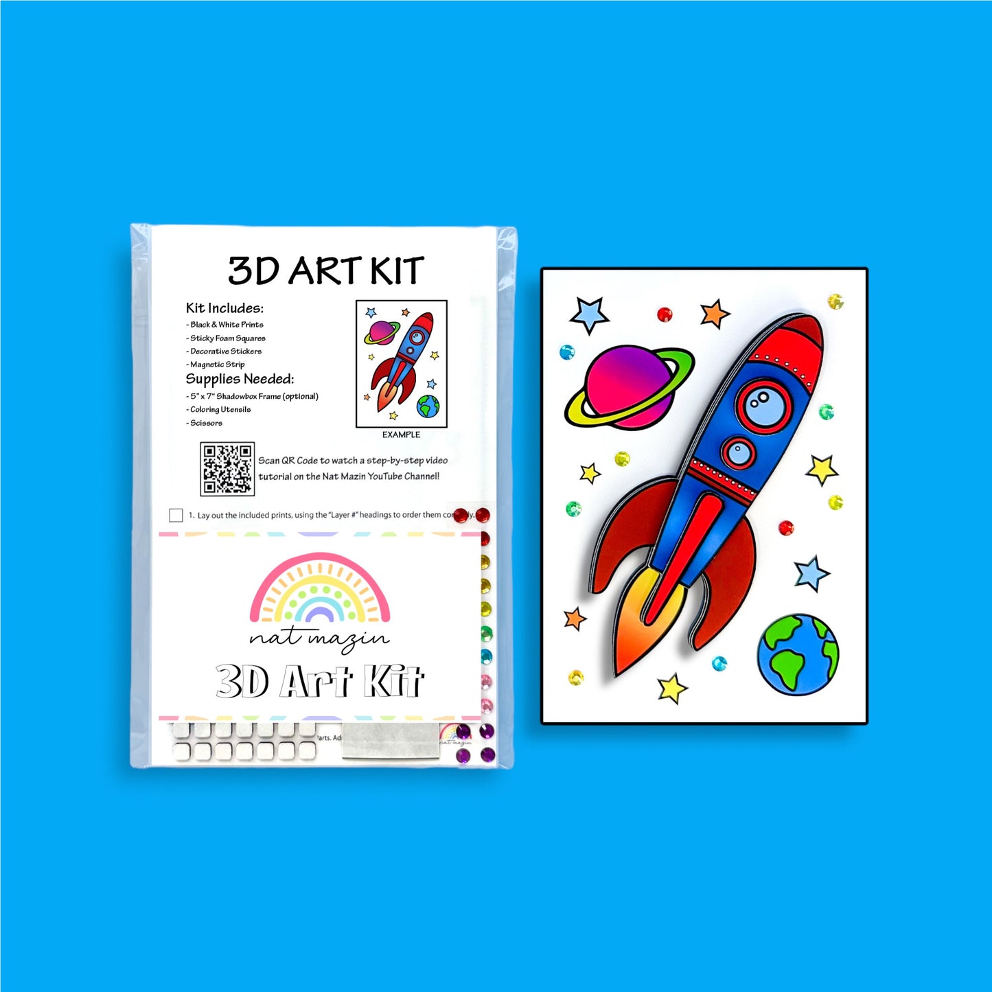 Rocket Ship Essentials 3D Art Kit
