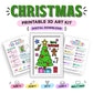 Christmas Printable 3D Art Kit - Digital Download