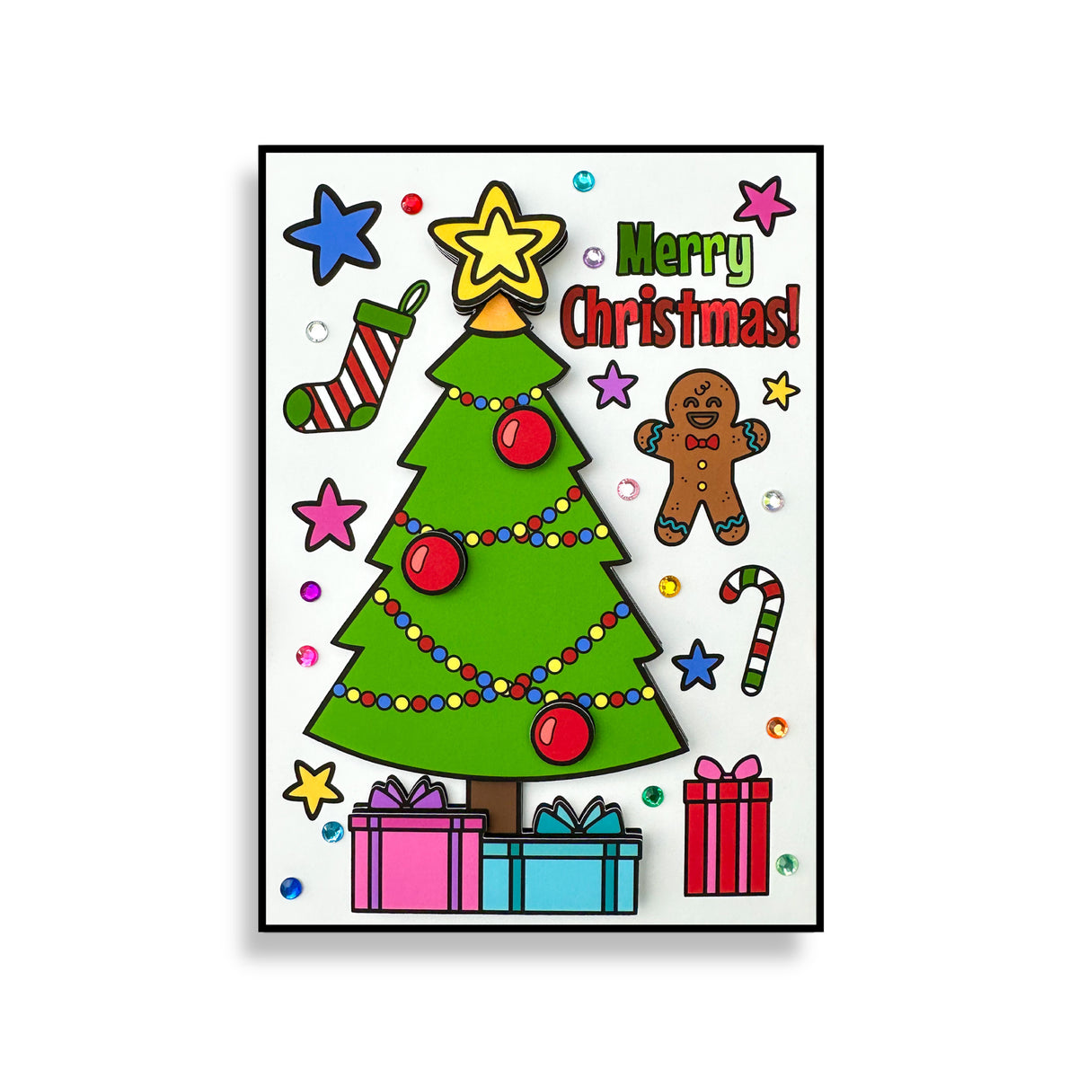 Christmas Printable 3D Art Kit - Digital Download