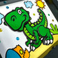 Dinosaur Printable 3D Art Kit - Digital Download