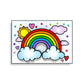 Rainbow Printable 3D Art Kit - Digital Download