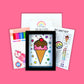 Ice Cream Deluxe 3D Art Kit