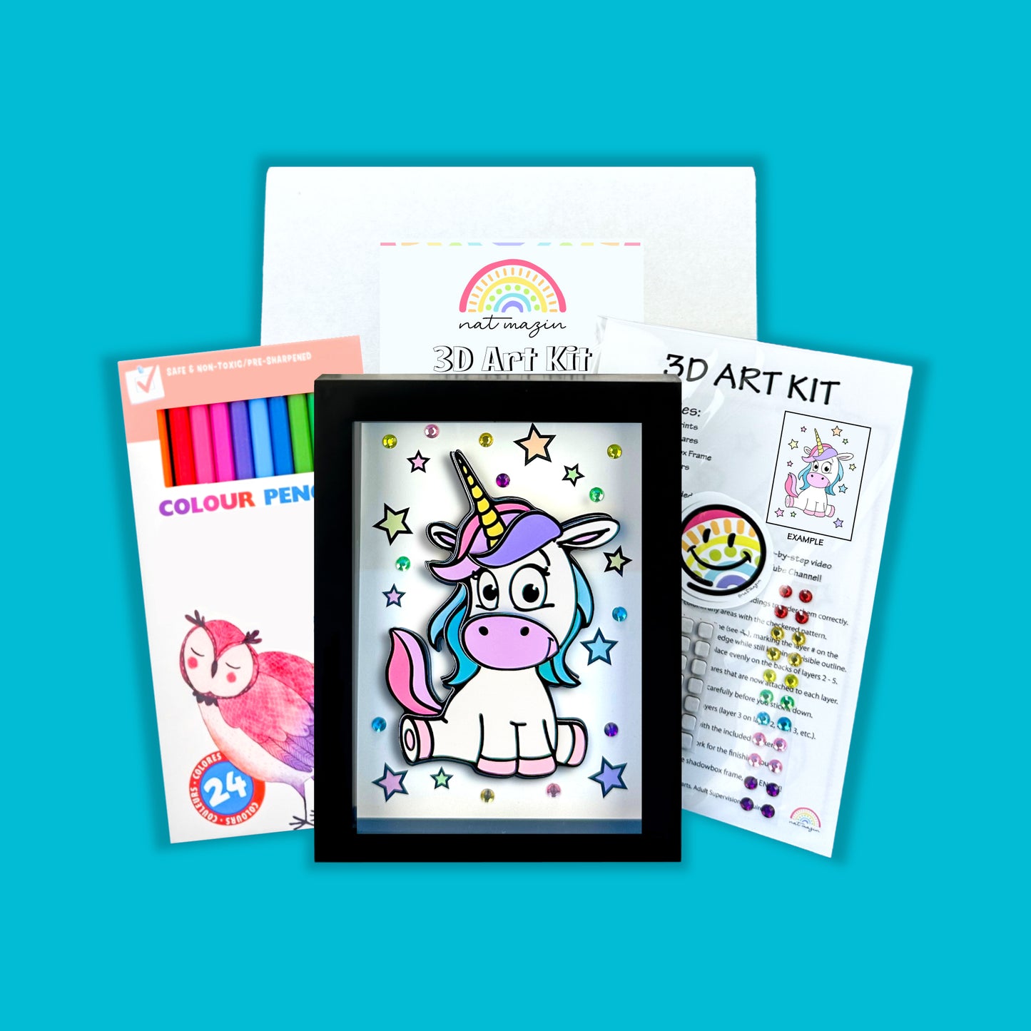 Unicorn Deluxe 3D Art Kit