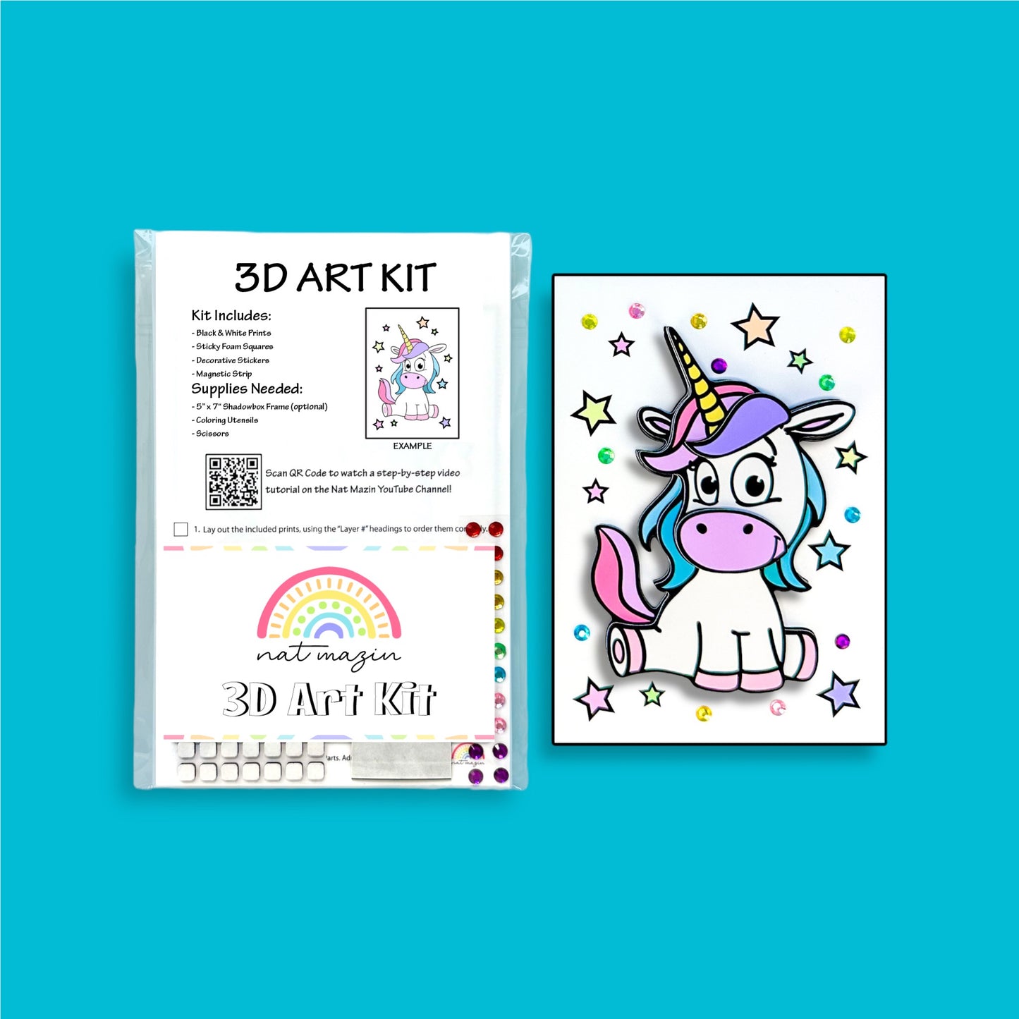 Unicorn Essentials 3D Art Kit